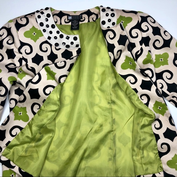 🌵Carol Little Retro 70’s Cropped Jacket W Gems - Picture 6 of 8